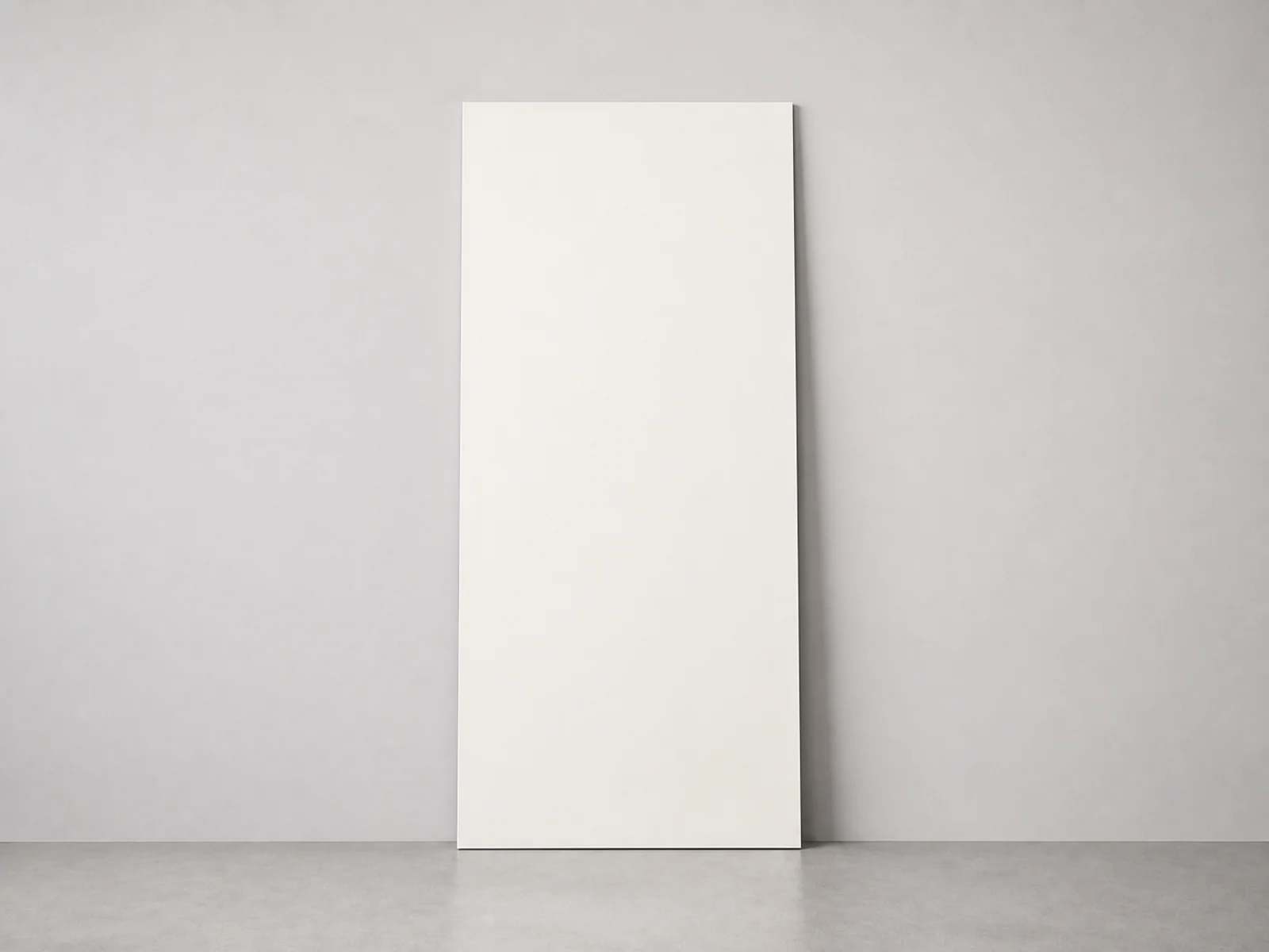 Full-panel wood-style door design with a clean flat face.